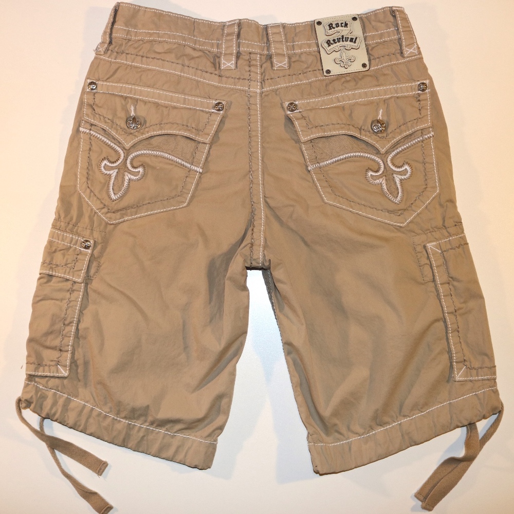 Rock Revival Mens Classic Cargo Shorts